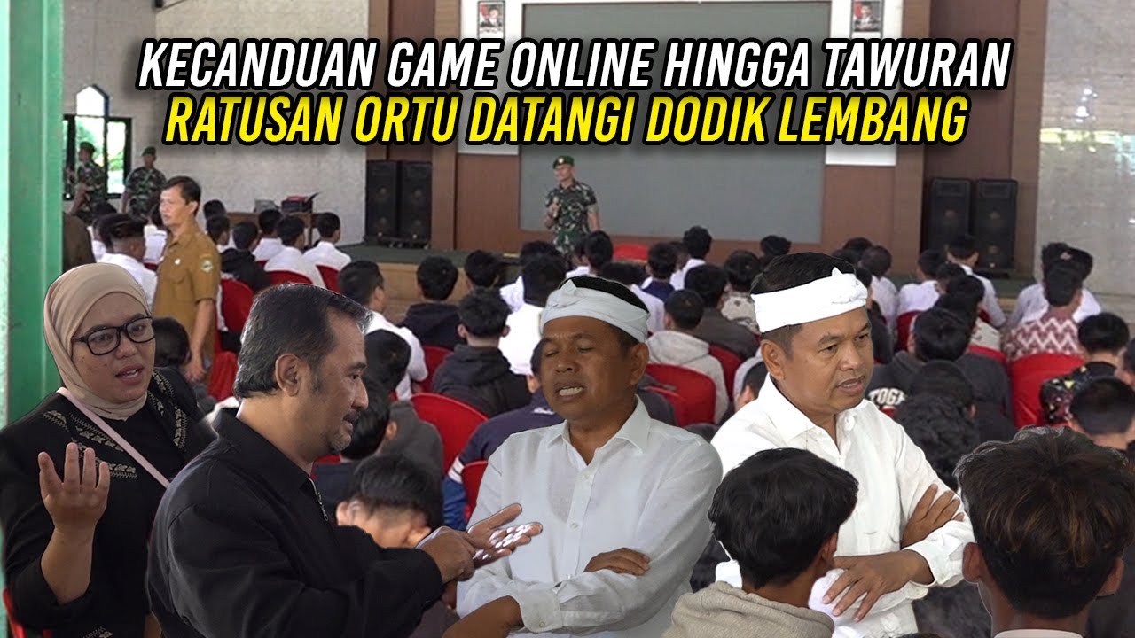 KECANDU4N  GAME ONLINE - M4BUK - HINGGA T4WURAN | RATUSAN ORTU DATANGI DODIK LEMBANG