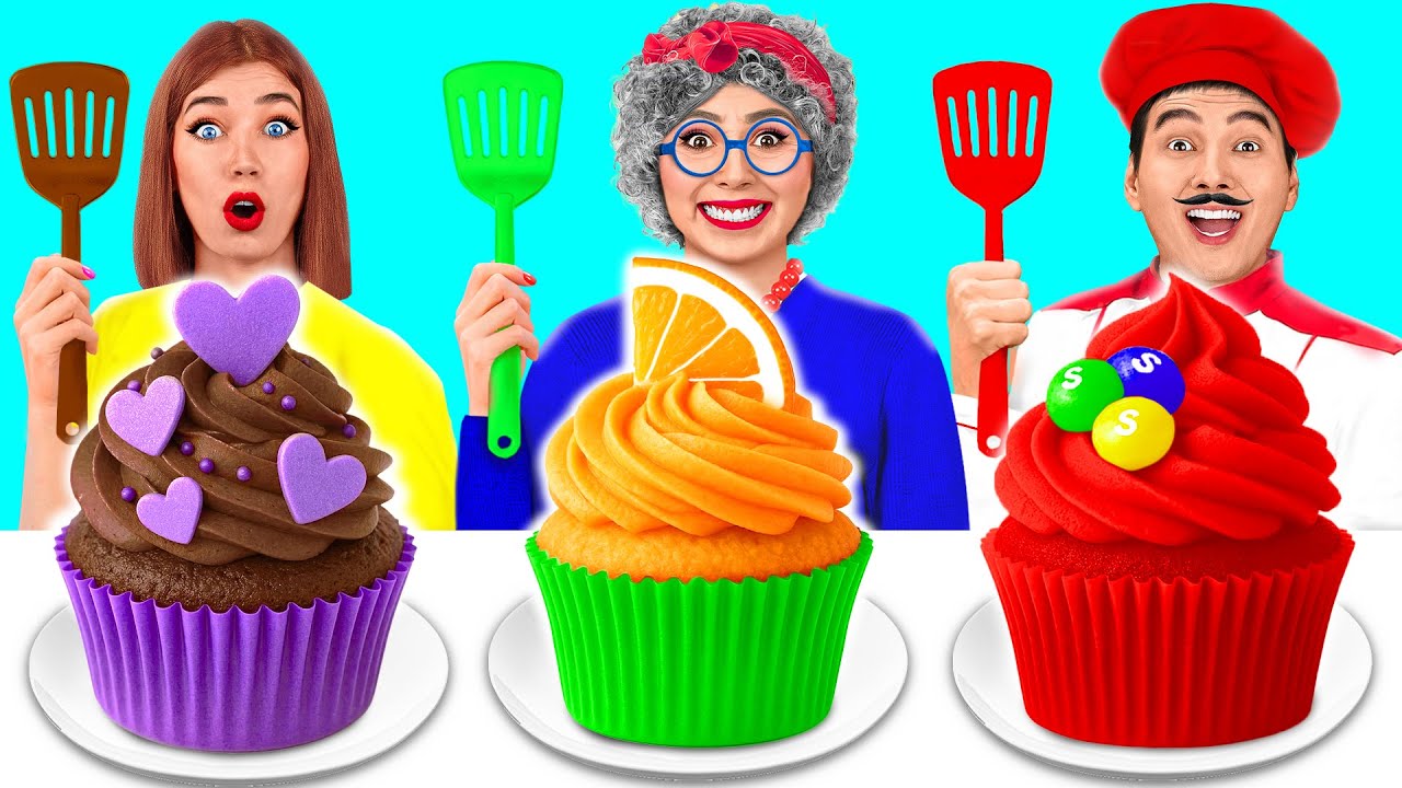 Я против Бабушки Кулинарный Челлендж Укрась Торт | Смешные Моменты от TeenDO Challenge