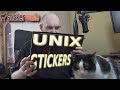 Koci Unboxing Linux'owe naklejki z Sticker Mule (Włochy/Holandia) za 1 Euro :) Tanie naklejki Linux