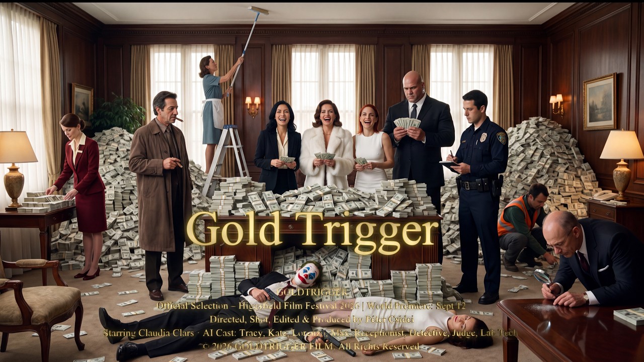 Gold Trigger, an AI film by Claudia Clars