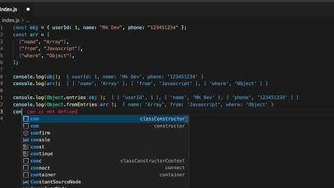 Javascript: Object Entries/fromEntries & Keys
