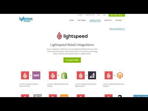 Connect LightSpeed Retail POS to eCommerce