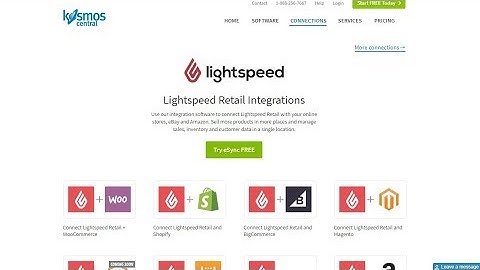 Connect LightSpeed Retail POS to eCommerce