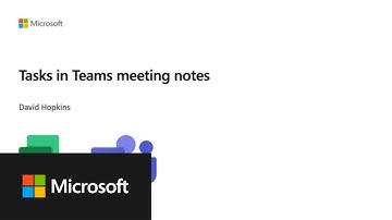 Tasks in Teams meeting notes | Microsoft 365