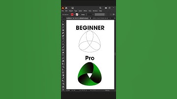 3d Gradient Logo Design Process Adobe Illustrator 2025 Tips - #inaa_graphics #illustrator #shorts