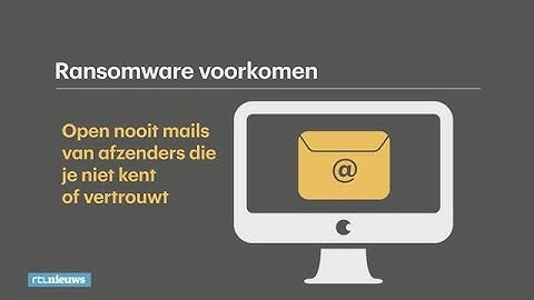 Zo voorkom je dat ransomware je computer 