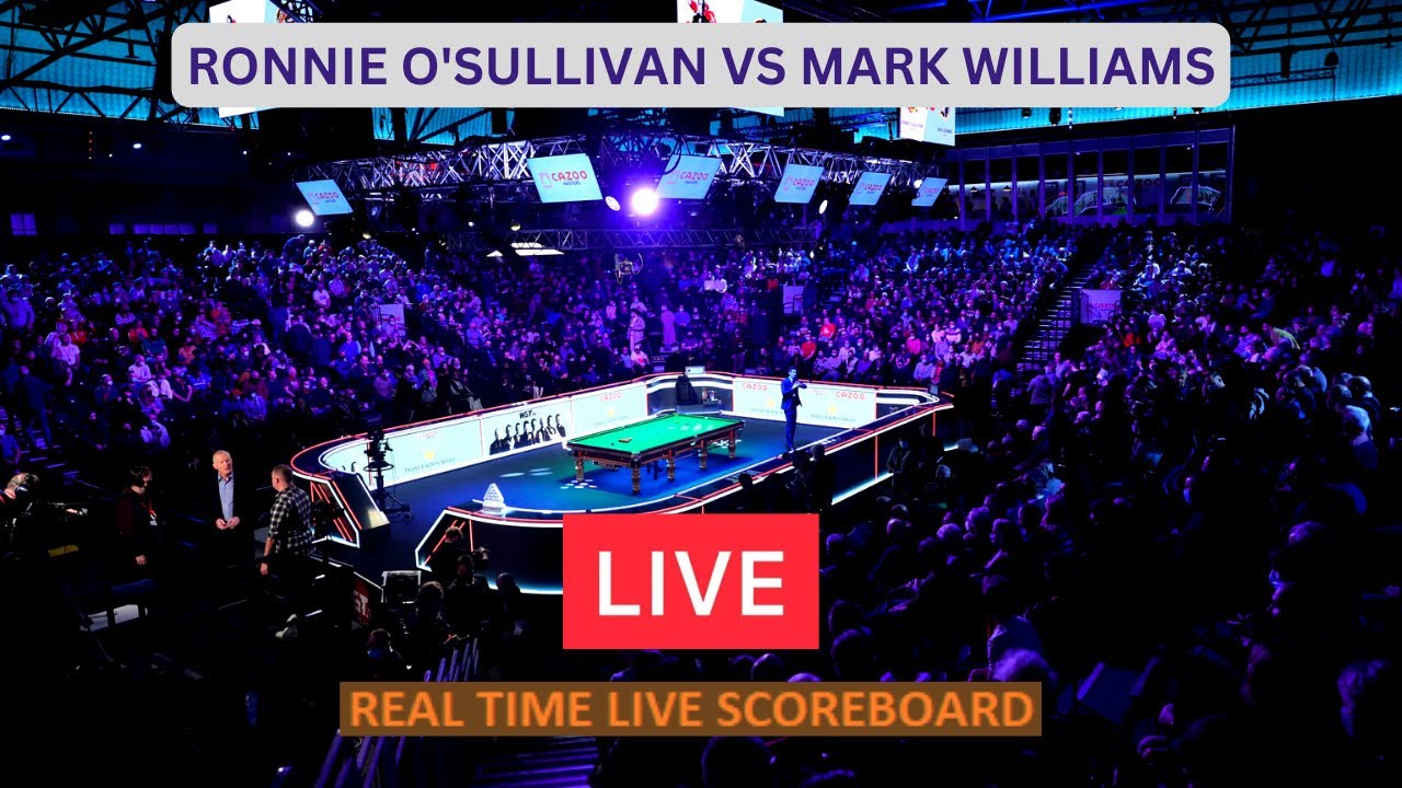 2023 Masters Snooker LIVE Score UPDATE Today Quarter Finals Ronnie OSullivan vs Mark Williams Game