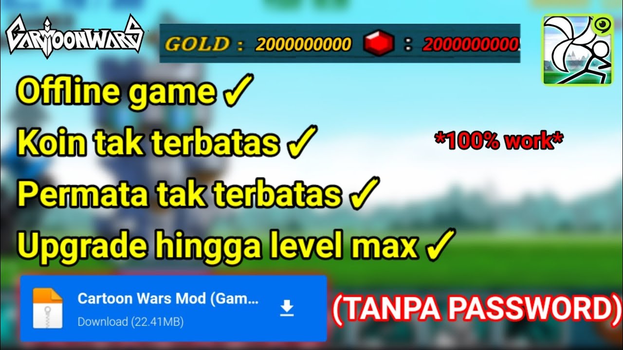 Download Cartoon Wars Mod Apk Terbaru Mediafire Download YouTube