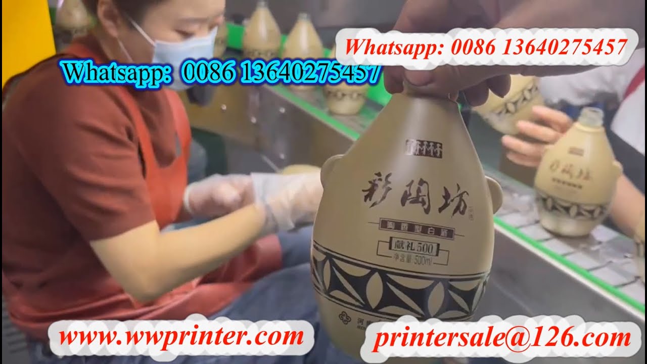 Full Servo LED UV Screen  Printer For Conical Bottle Decorating CNC06