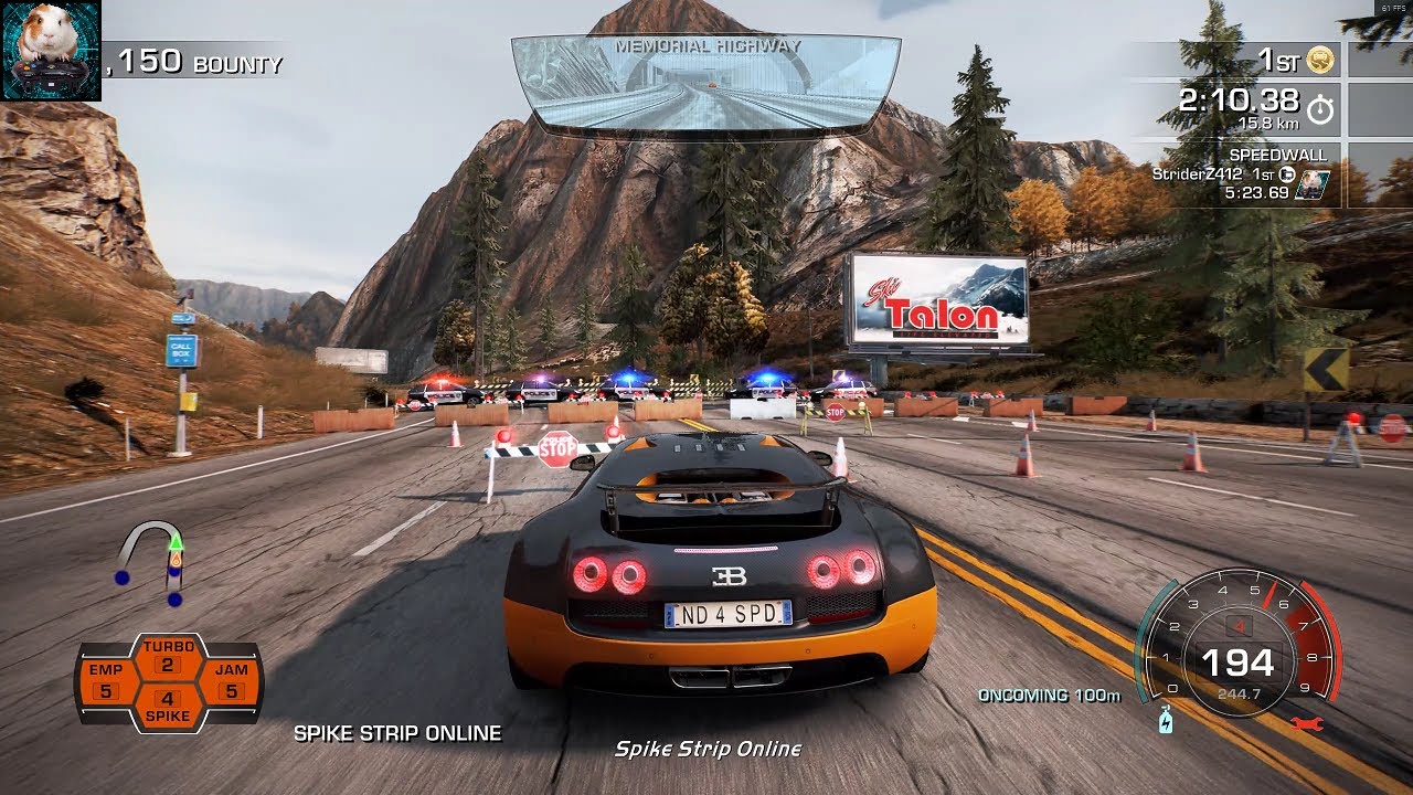 Bugatti Veyron 16.4 Super Sport - Need For Speed Hot Pursuit Remastered | Race & Chase Battle!