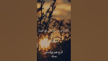 "ولو أن للذين ظلموا ما في الأرض جميعا ومثله معه لافتدوا به …" سورة الزمر | القارئ/محمد صديق المنشاوي
