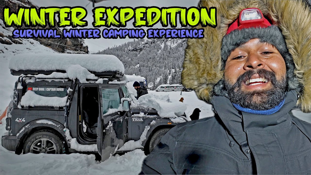 Extreme -22°C Camping in a Rooftop Tent | Winter Survival in Sethan & Gulaba!