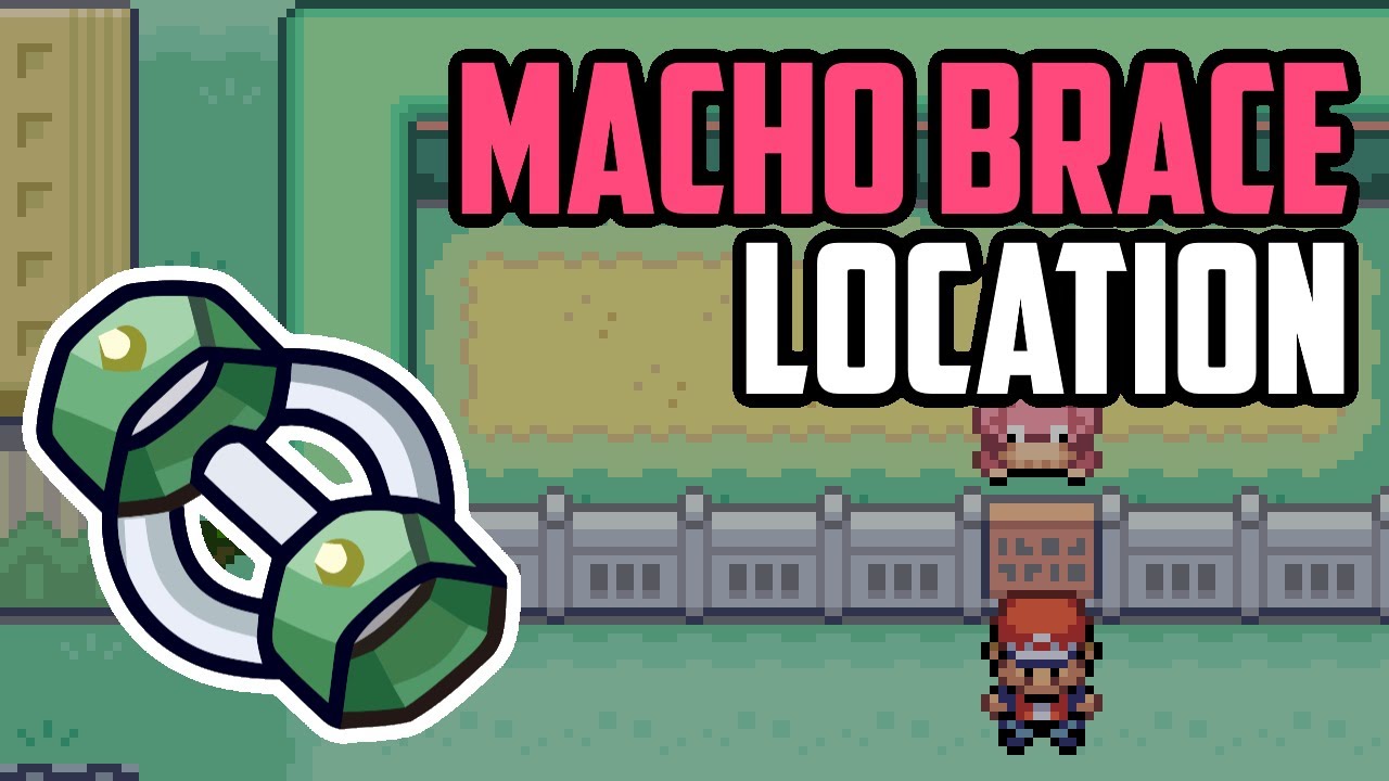 Where to Find Macho Brace Pokémon FireRed & LeafGreen YouTube