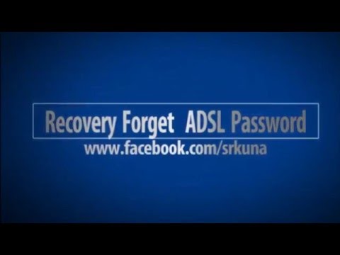 Restore Adsl http   192 168 1 1 Password