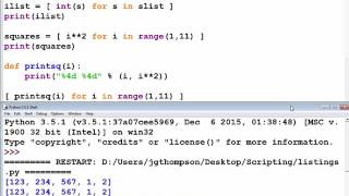 CIT1203  scripting april 25 spring 2016 list comprehension, tuples, sets, named tuples