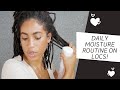 Daily Moisture Routine for Locs! Please read updated bio!