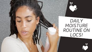 Daily Moisture Routine for Locs! (Please read bio for updated product info)
