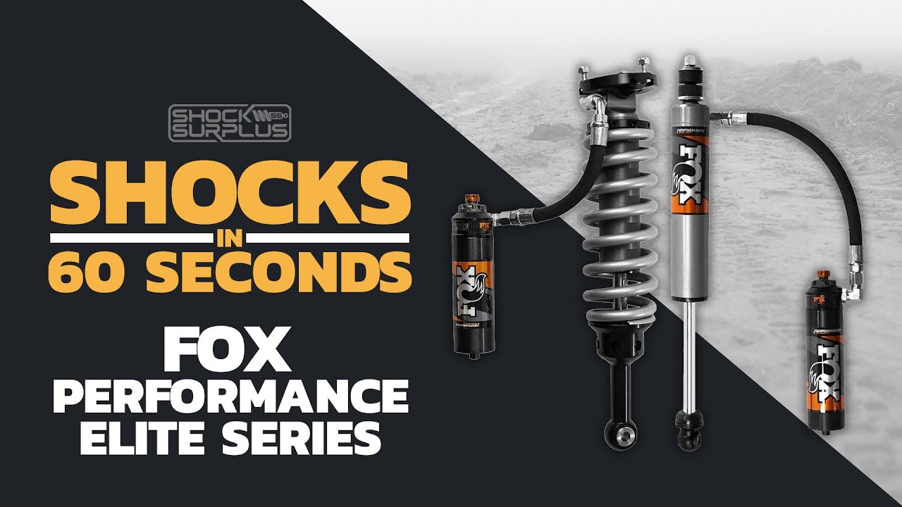 Fox 2.5 Performance Elite Shocks Set for 2014-2024 Ram 2500 4WD