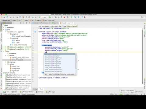 V10 - [AppEventos] - Usando CardView para itens da RecyclerView(ou ListView)