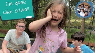 HOMESCHOOLING DISASTER with 6 KIDS  the House is TRASHED!