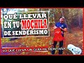 ✅ Qué llevar en la MOCHILA DE SENDERISMO y CÓMO COLOCARLO (válido para cualquier actividad  )