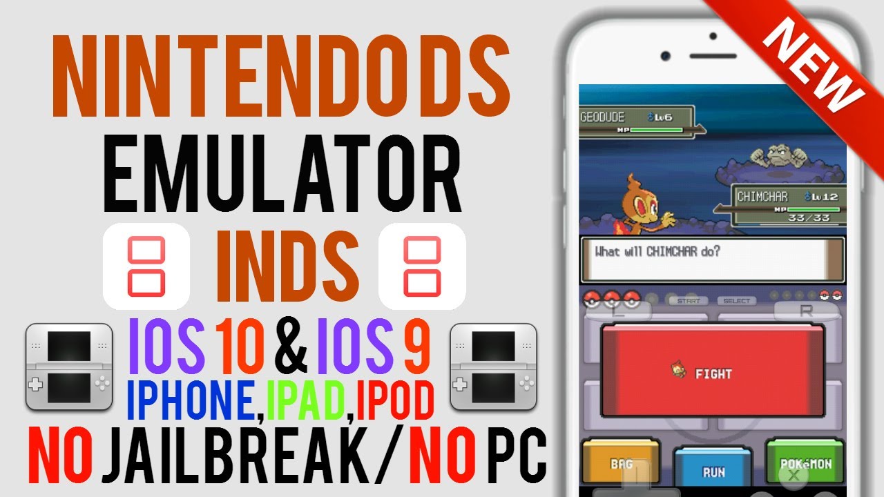 Nintendo Ds Emulator Is Back On Ios 11 10 9 Inds No Jailbreak No Pc Iphone Ipad Ipod Youtube