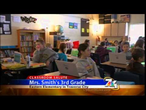 Clasroom Salute- Mrs Smith's 3rd Grade at Eastern Elementary in Traverse City