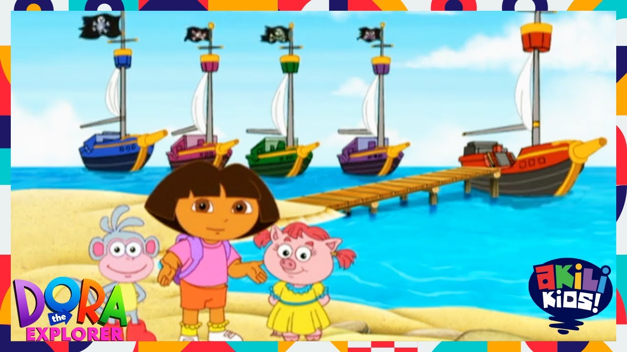 Dora The Explorer The Pirate Treasure Hunt Akili Kids YouTube Dora The Explorer The Pirate Treasure Hunt Akili Kids YouTube