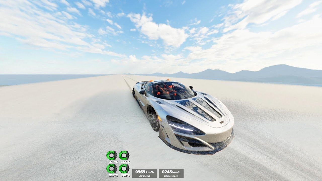 Speed boost 1000kmh which car can survive #5 - BeamNG.Drive