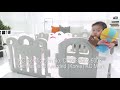 Haenim Toy Petit Baby Room Play Yard with Foldable Play Mat