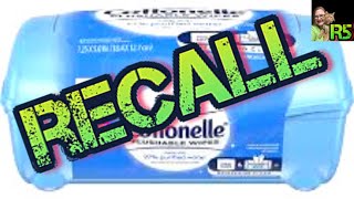 Recall October 2020 | Cottonelle flushable wipes