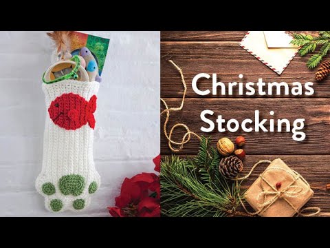 Crochet Cat Paw Stocking | EASY | The Crochet Crowd