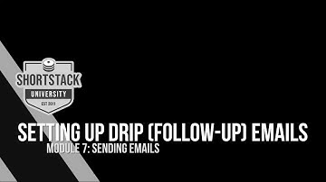 SSU | Setting Up Follow Up Emails