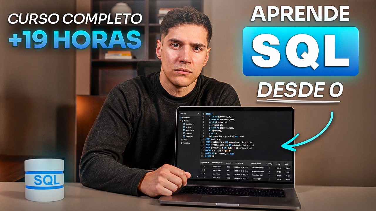 SQL para Análisis de Datos [Curso Completo +19hs Parte 1] - YouTube