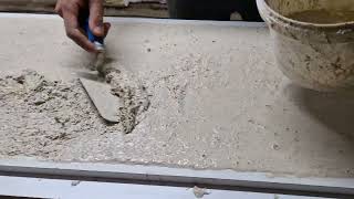 HOW TO POUR GFRC CONCRETE for a concrete countertop. All products --- www.highdesignholland.com