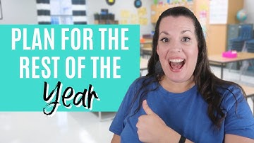 The end is in sight! Lesson plans for the rest of the year