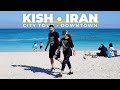 Iran kish island 2021  4k city tour  travel vlog kishwalk walking tour    