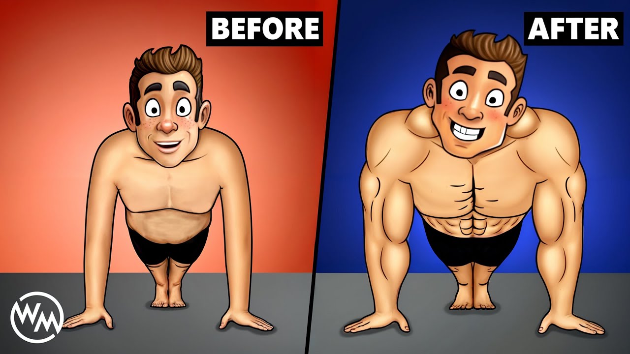 Do 50 Push- Ups Every day and See What Happens To Your Body. - YouTube
