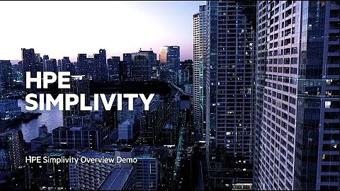 HPE SimpliVity Overview Demonstration