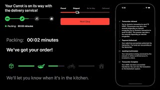 SwiftUI Order Tracking Progress