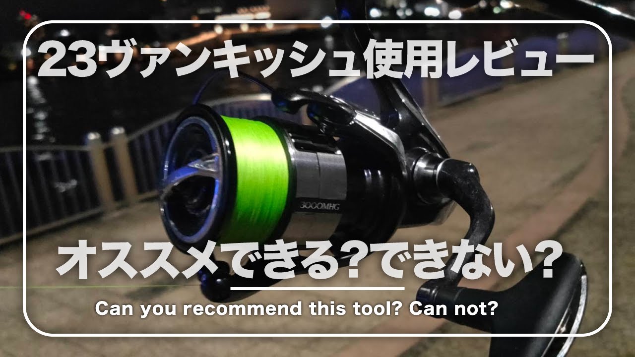 23ヴァンキッシュ (VANQUISH) シーバスにお勧めできる？できない