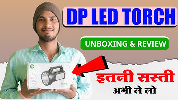 Cinefx Torch | DP LED Torch | Cinefx DP Torch Unboxing & Review 1 Year Use | DP Torchlight Review