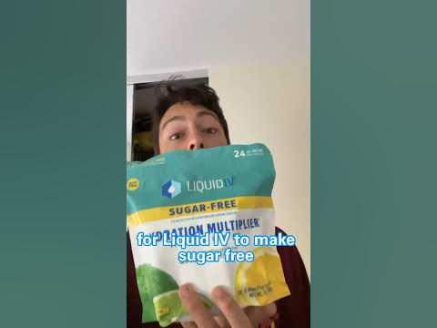 *NEW* Liquid IV Sugar-Free (Lemon Lime Flavor) #shorts #liquidiv #