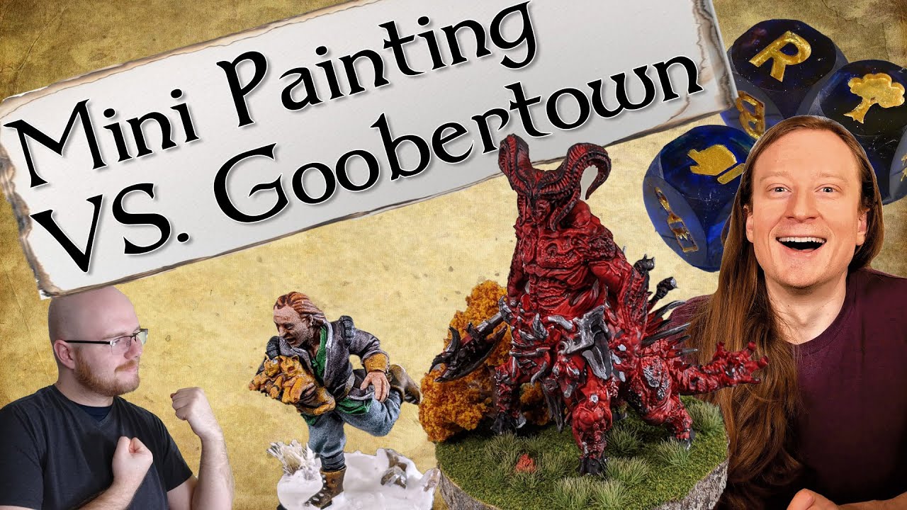 Mini Painting Challenge VS Goobertown Hobbies - YouTube