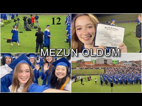 AMERİKADAKİ OKULUMDAN MEZUN OLDUM!👩🏼‍🎓