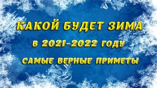 Какой будет зима в 2021-2022 году. Самые верные приметы