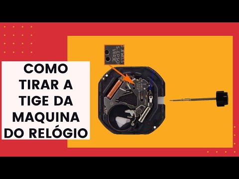 Vídeo: Como Desmontar Um Relógio De Quartzo