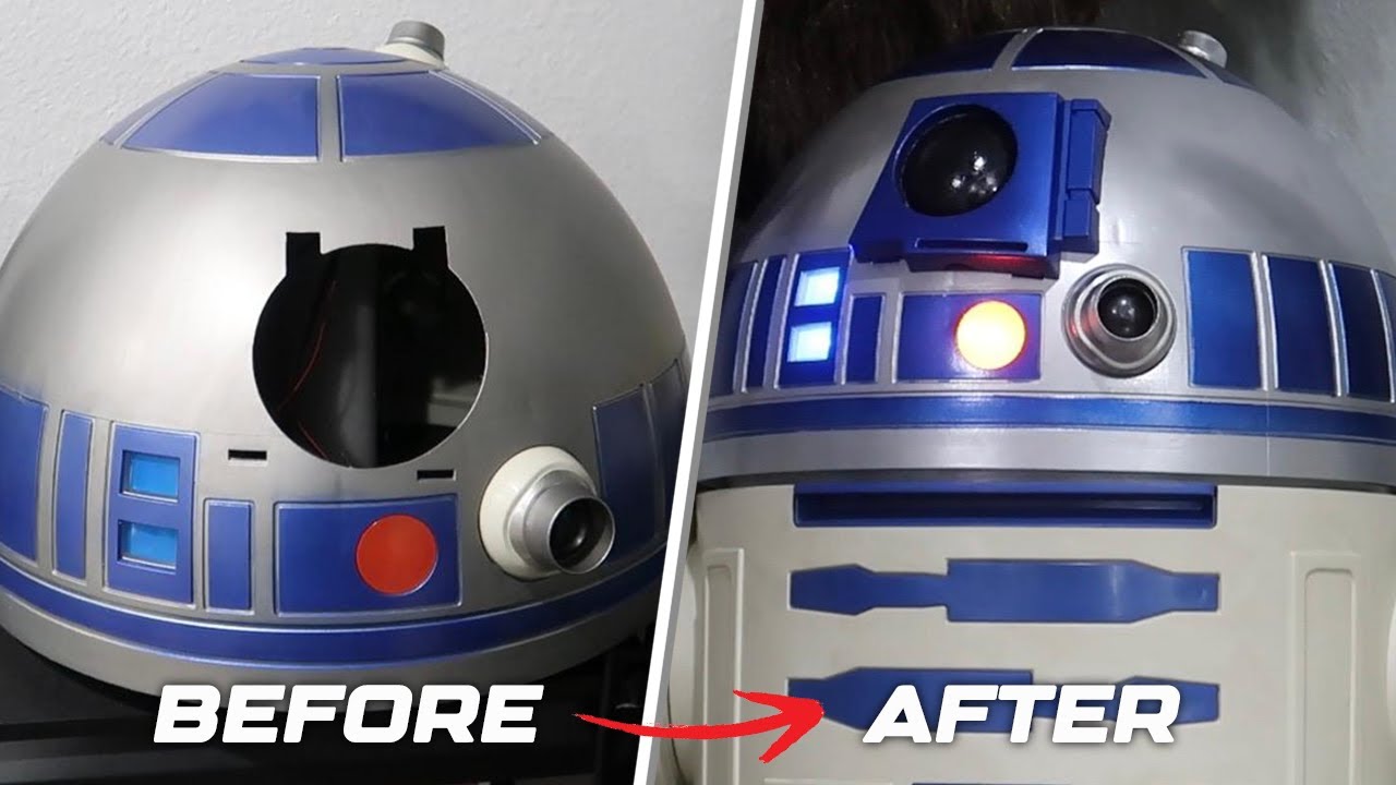 Repainting the Home Depot R2D2 Dome!