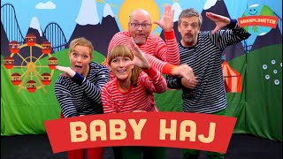 Baby haj - Baby Shark på svenska med Kompisbandet - Barnmusik för alla