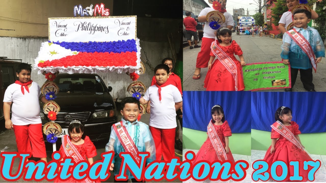 United Nations Costume For Kids In The Philippines Experience Of A ...